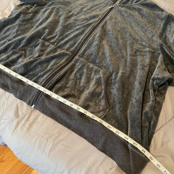 Venezia Jeans Brand Grey Velvet Jacket Size 26/28 - Picture 8 of 8